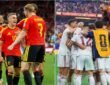 FIFA World Cup Spain and Belgium reach the FIFA World Cup quarter-finals.
