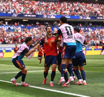 FIFA World Cup Spain reached the semi-finals by defeating Belgium 2-1