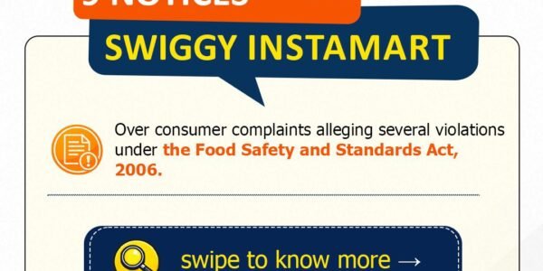 FSSAI issued notices to Swiggy Instamart