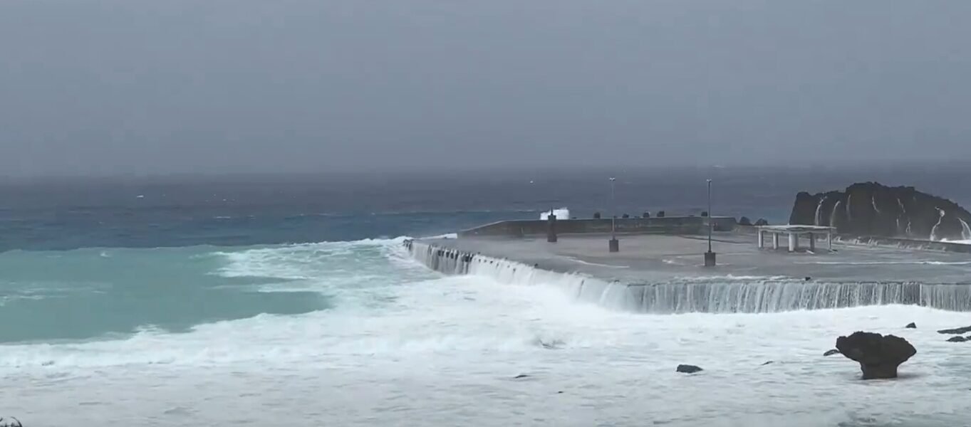 Flights cancelled and schools closed in Japan and Taiwan due to Typhoon Bavi.