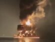 In response to Iranian attacks on ships in Hormuz, the US resumed the blockade of Iranian ports.