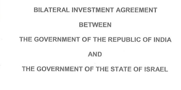 India-Israel Bilateral Investment Agreement (BIA) comes into effect today.
