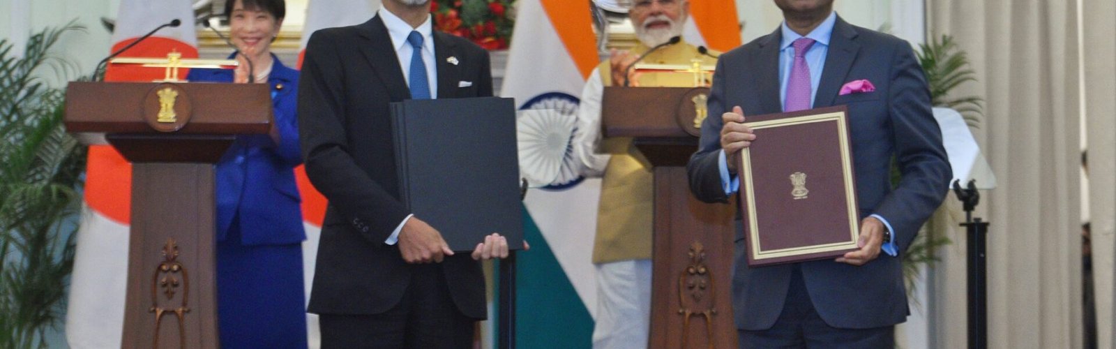 India and Japan signed several agreements across various sectors, including economic and energy security, pharmaceuticals, defense, and AI.