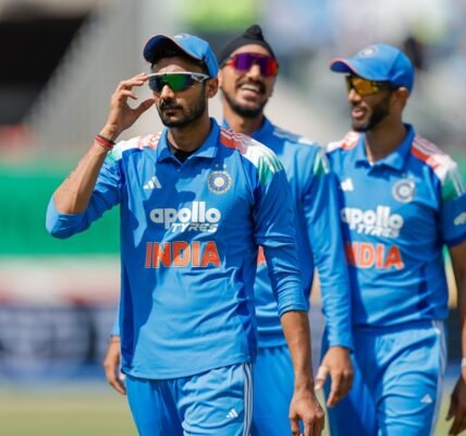 India defeated England by six wickets in the first One Day International cricket match.