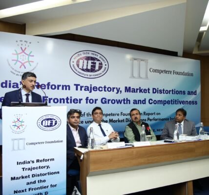 India rises from 82nd to 57th place in global rankings for structural and pro-competitiveness reforms