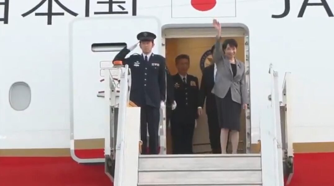 Japan Prime Minister Sanae Takaichi arrived in Delhi on an official visit to India.