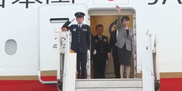 Japan Prime Minister Sanae Takaichi arrived in Delhi on an official visit to India.