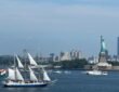 Lokayan 2026 INS Sudarshini arrives in New York to participate in the Sail4Th 250 celebrations.