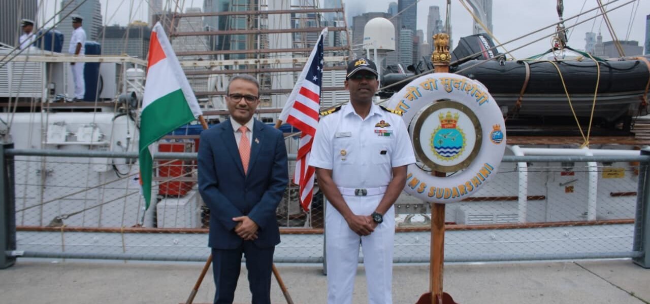 Lokayan 26 INS Sudarshini successfully concluded its visit to the port of New York, USA.