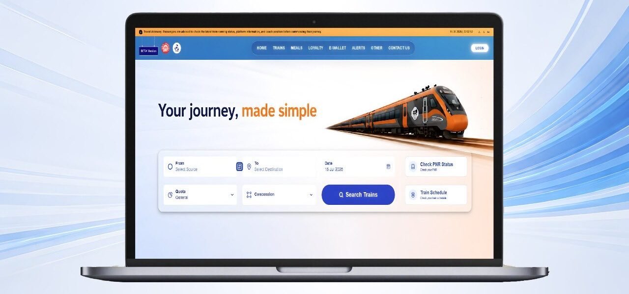 Ministry of Railways has launched a new IRCTC website to make ticket booking easier