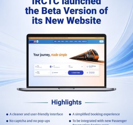 Ministry of Railways has launched a new IRCTC website to make ticket booking easier