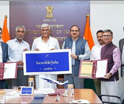 Ministry of Tourism signed a MoU with IndiGo to promote India as a global tourism destination