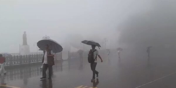 Normal life disrupted by continuous rainfall in several parts of Himachal Pradesh.