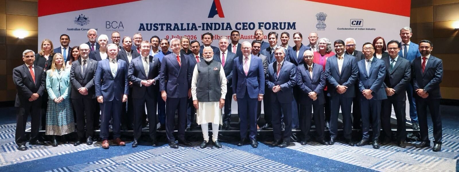 PM Modi addressed the Australia-India CEO Forum and the Economic Roadmap business event.