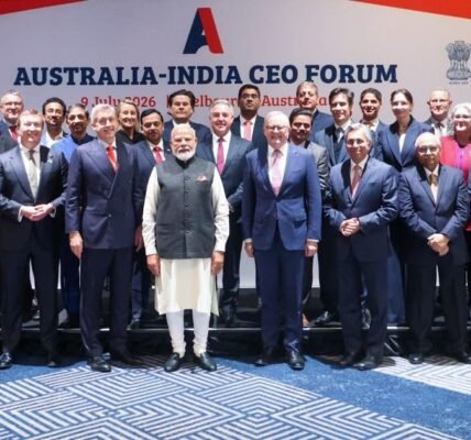 PM Modi addressed the Australia-India CEO Forum and the Economic Roadmap business event.