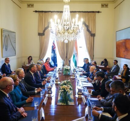 PM Modi and Australian PM Anthony Albanese announced a joint declaration on defense and security cooperation.