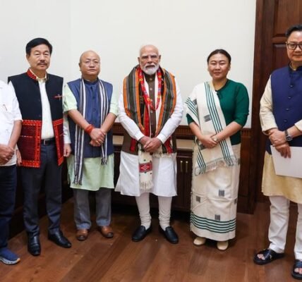 PM Modi reviewed the flood situation with the Members of Parliament from Arunachal Pradesh and Nagaland.