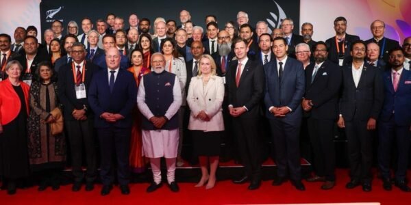 PM Modi, together with New Zealand PM Christopher Luxon, interacted with a select group of CEOs and business leaders today.