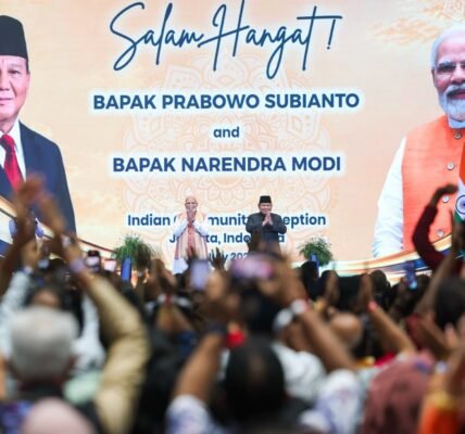 PM Narendra Modi addressed the Indian diaspora community in Jakarta.