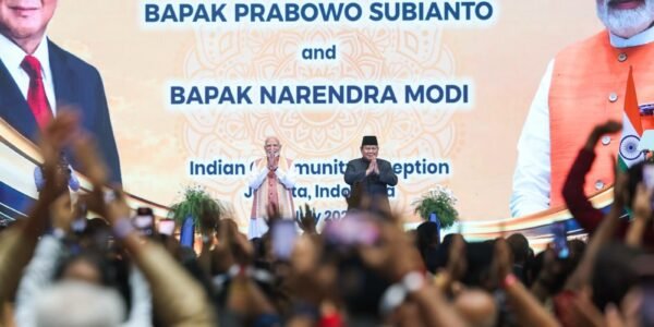 PM Narendra Modi addressed the Indian diaspora community in Jakarta.