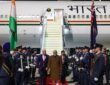 PM Narendra Modi arrived in Auckland, New Zealand, on the final leg of his three-nation tour.