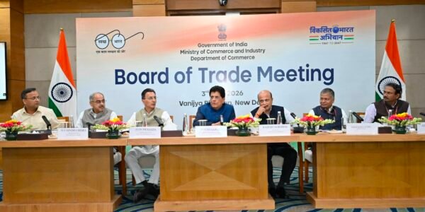 Piyush Goyal set a $1 trillion export target for India and called for coordinated efforts from the Centre and states.