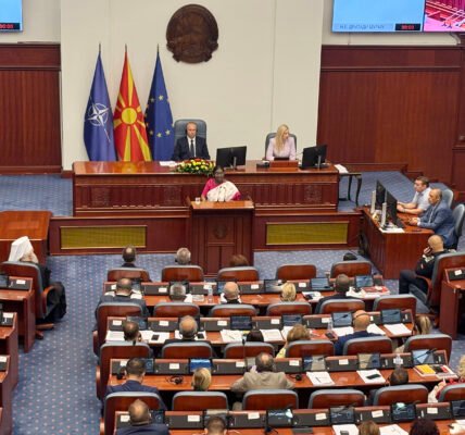 President Droupadi Murmu addressed the Assembly of North Macedonia.