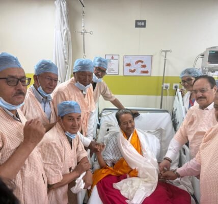 Sonam Wangchuk ended his 26-day hunger strike in the presence of Union Ministers JP Nadda and Jitendra Singh.