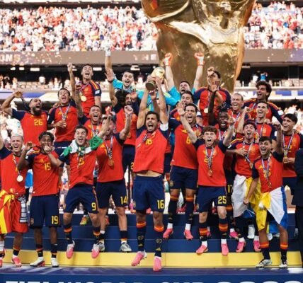 Spain won the FIFA World Cup