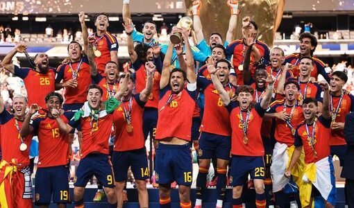 Spain won the FIFA World Cup