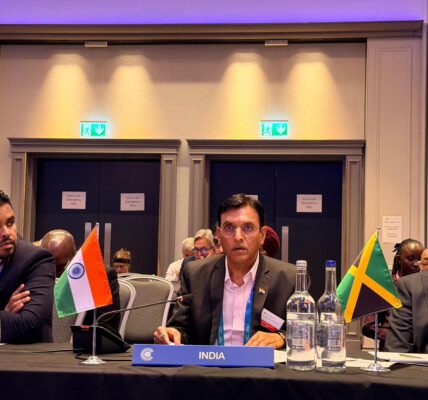 Sports Minister Dr. Mansukh Mandaviya addressed the Commonwealth Sports Ministers Meeting in Glasgow, Scotland.