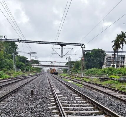 Tadali-Ghughus railway section in Maharashtra