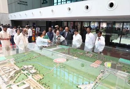 Union Health Minister reviewed the progress of AIIMS at Bibinagar, Hyderabad