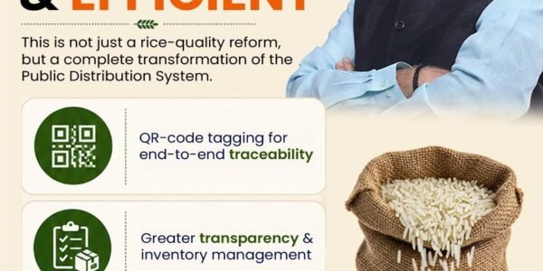government has approved the supply of better-quality rice under the PMGKAY scheme