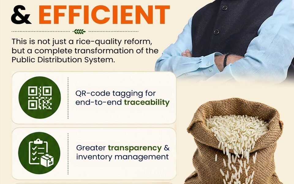 government has approved the supply of better-quality rice under the PMGKAY scheme