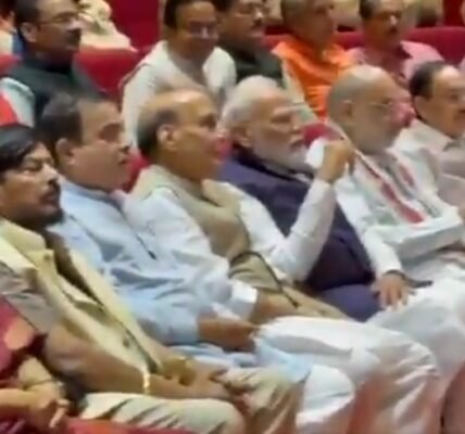 weekly meeting of the NDA parliamentary party was held at the Parliament House today