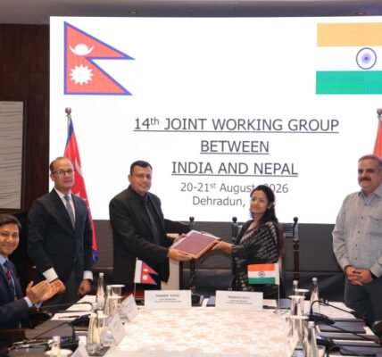 14th meeting of the India-Nepal Joint Working Group was held in Dehradun