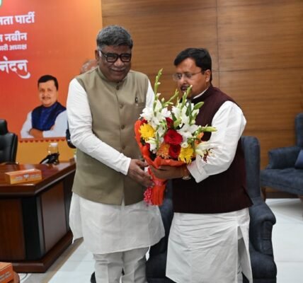BJP President Nitin Naveen announced the names of the new office-bearers.
