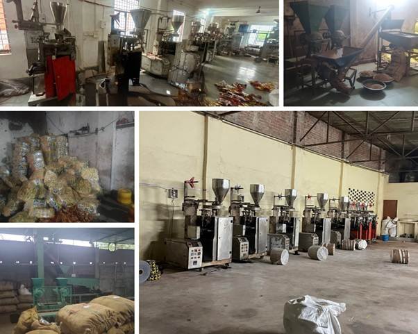 DGGI busted an illegal pan masala and tobacco production network in Uttar Pradesh.