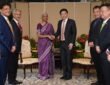 Discussions held on enhancing cooperation in key sectors, including semiconductors and cybersecurity, at the India-Singapore Ministerial Roundtable.