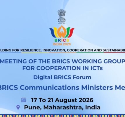 DoT, GoI, will host the BRICS ICT track in Pune from August 17 to 21
