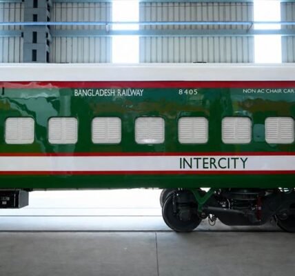 First rake of railway coaches for export to Bangladesh Railway ready at Rail Coach Factory, Kapurthala.
