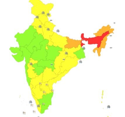 IMD forecast torrential rain in Meghalaya and Arunachal Pradesh on August 4 and 5.