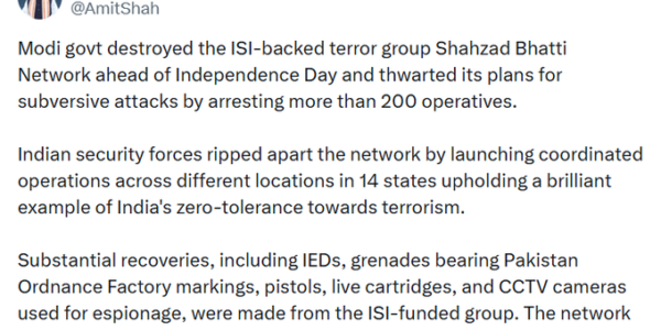 ISI-backed Shahzad Bhatti Network (SBN)