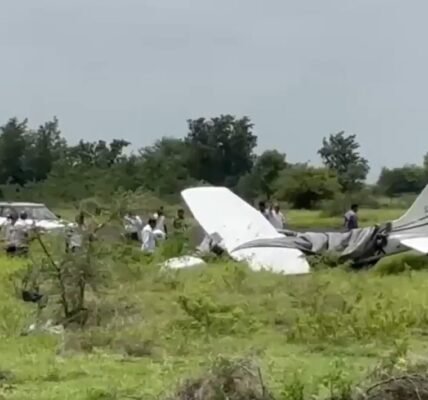 Incident involving a Cessna C172 training aircraft veering off the runway in the Baramati airspace, Maharashtra.