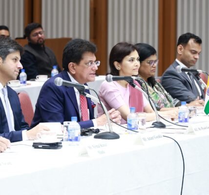 India free trade agreements will cover approximately 75% of global trade Industry Minister Piyush Goyal.