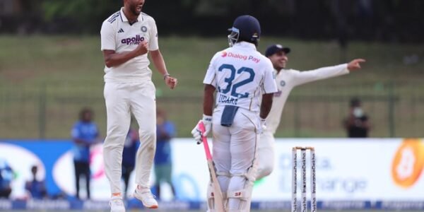 India in a strong position in the second and final cricket Test against Sri Lanka.