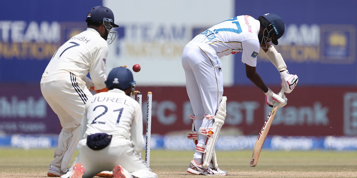 India won the first Test match against Sri Lanka by 165 runs.