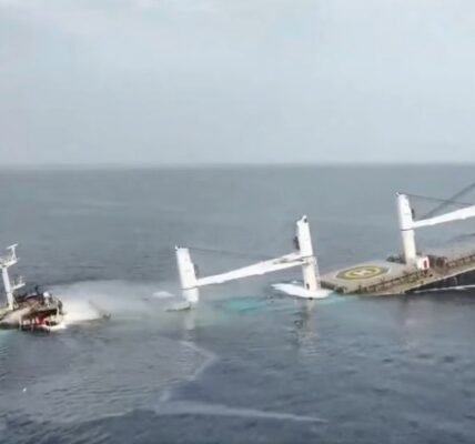 Indian-flagged ship sinks after attack off Yemen coast in the Red Sea