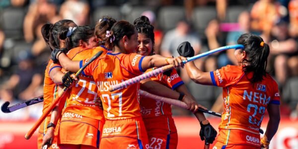 Indian women hockey team secured the fifth place in the FIH World Cup by defeating Germany 3-1
